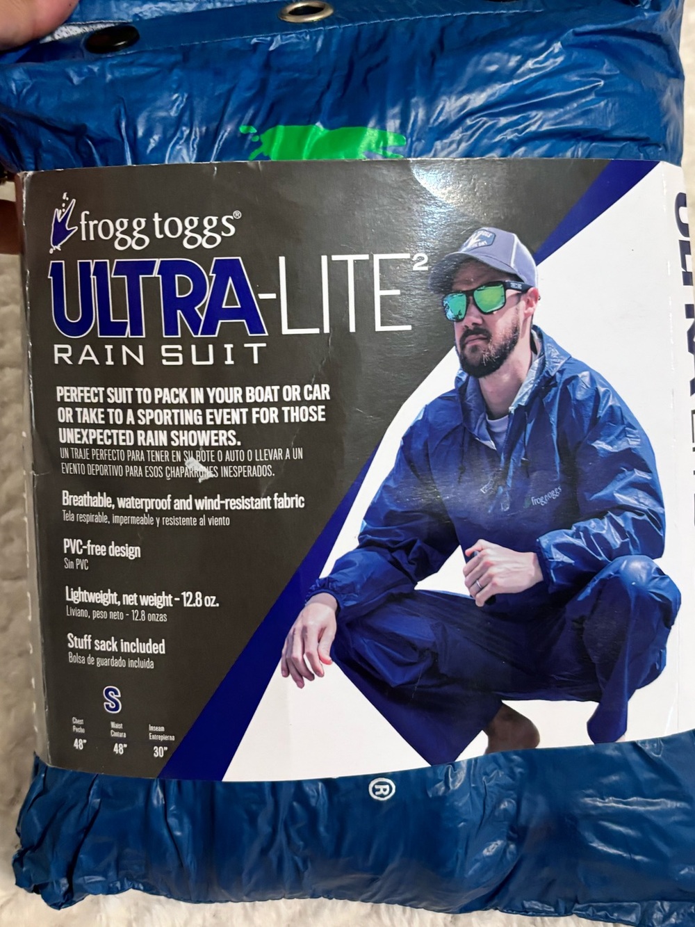 Ultra-Lite Navy Rain Suit - Men's